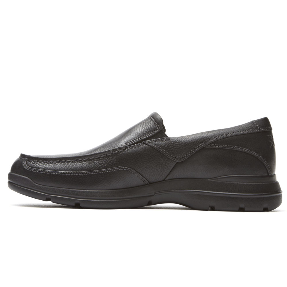 Rockport Mens Slip-On Black - City Play Two - UK 814-YKVFSL